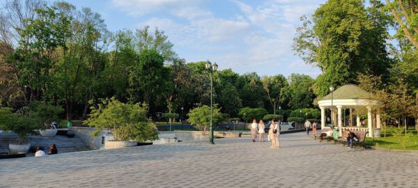 Relax in the central park of Kharkov