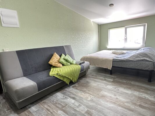 Sofa renovated apartment kharkiv