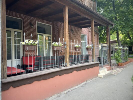Hostel with terrace